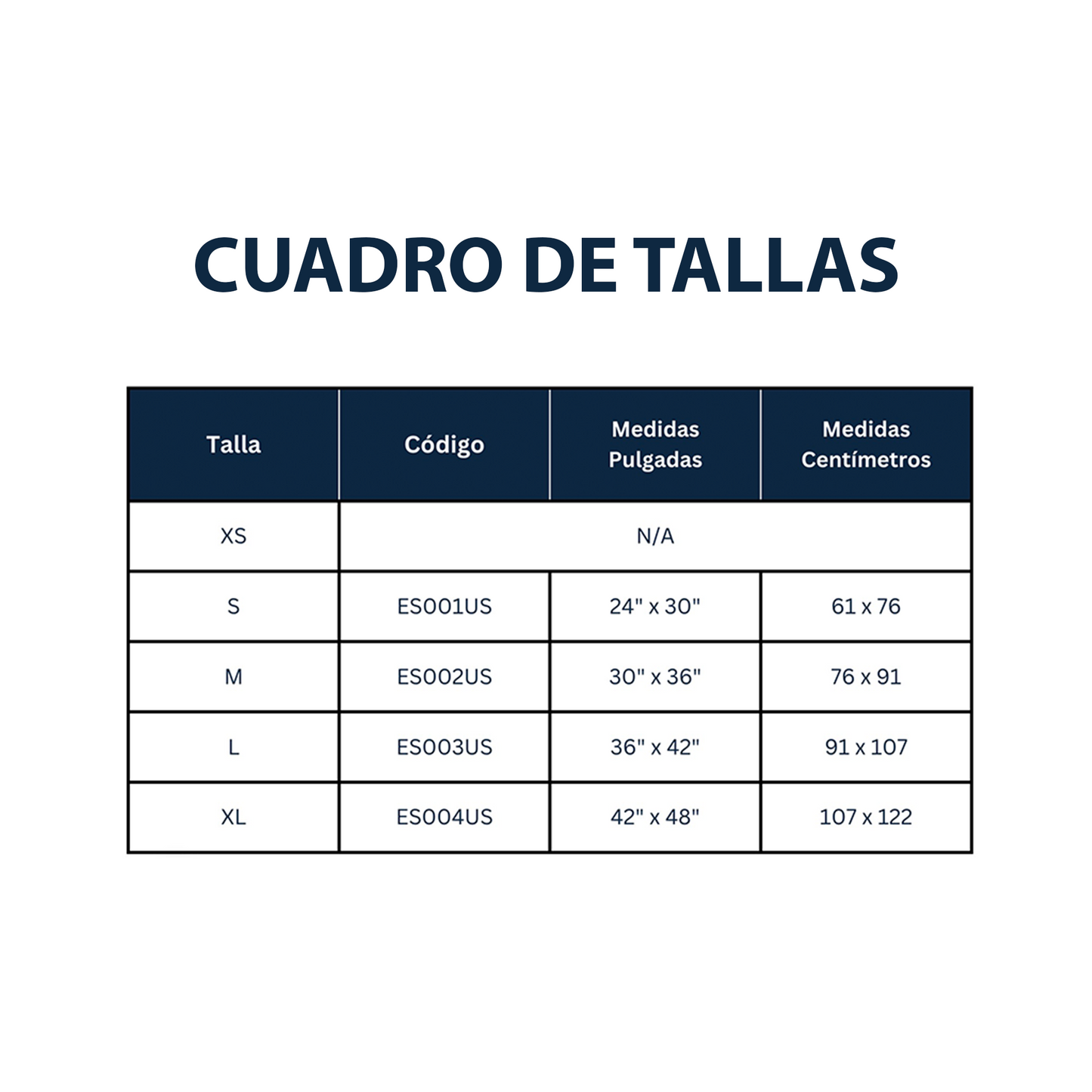 Faja Abdominal (S ES001US, M ES002US, L ES003US y XL ES004US)