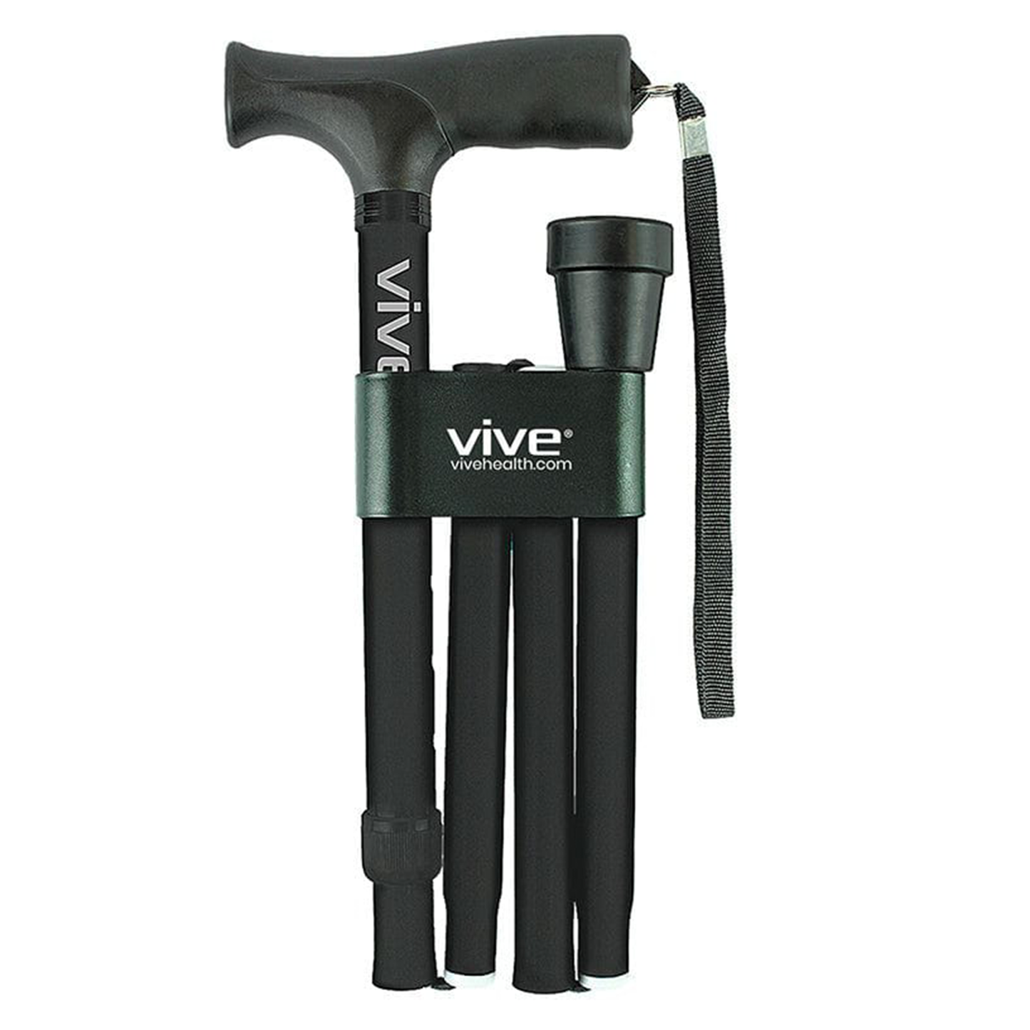 Bastón Plegable Color Negro (MOB1001BLK)