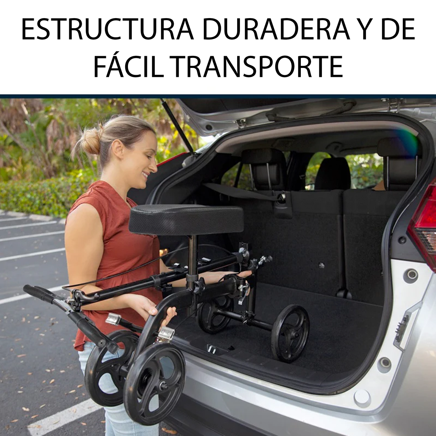 Andador de Rodilla Sencillo Color Negro (MOB1099BLK)
