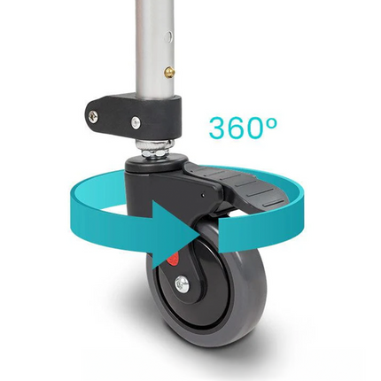 Silla de Ruedas de Transporte 3 en 1 para Ducha y con Inodoro