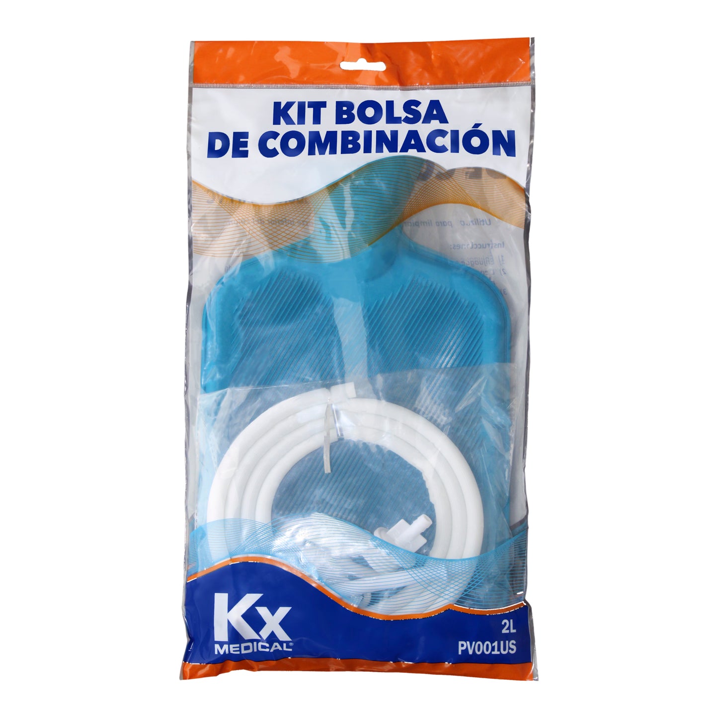 Kit Bolsa de Combinación PVC Azul 2000ML (PV001US)