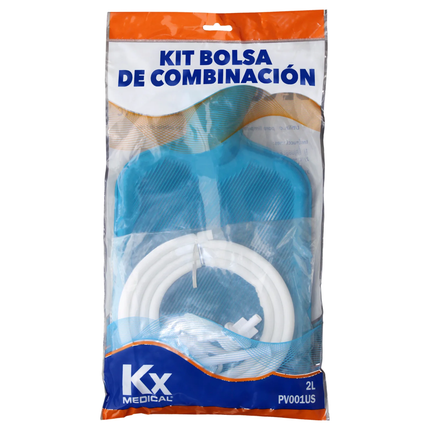 Kit Bolsa de Combinación PVC Azul 2000 ml