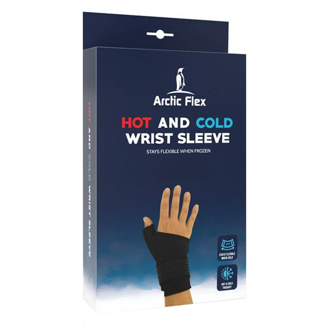 Muñequera de Gel Frío y Caliente Color Negro