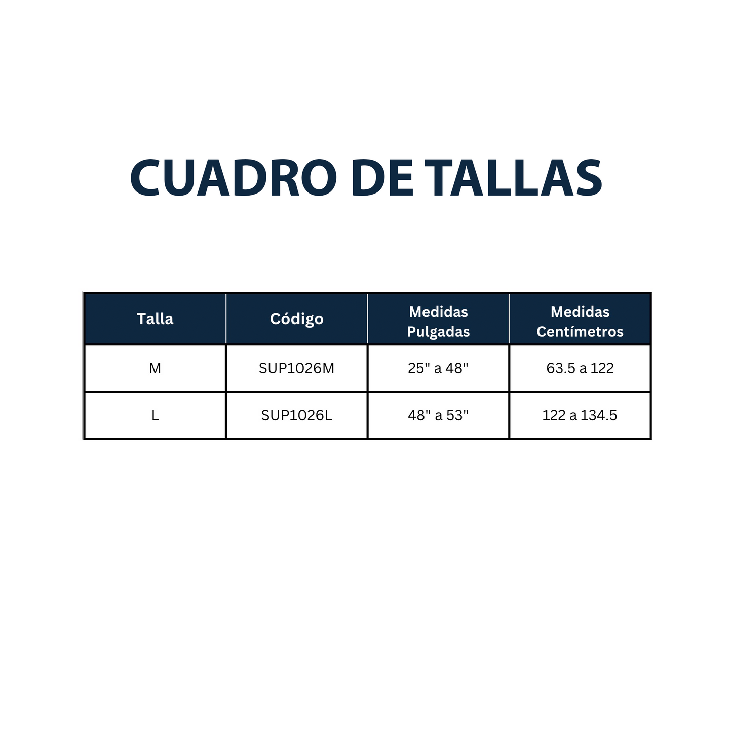 Faja para la Ingle (M SUP1026M y L SUP1026L)