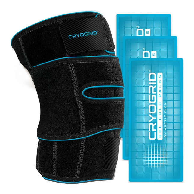 Rodillera térmica con compresas de gel