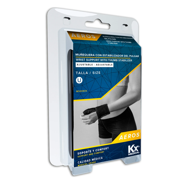 Muñequera con Estabilizador Ambidiestro Talla Única