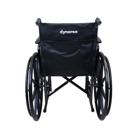 Silla de Ruedas de 18" DynaRide S2 con Reposabrazos Desmontables y Reposapiés Elevables