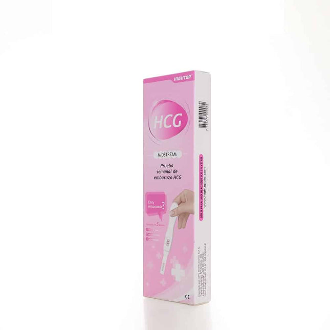 PRUEBA RÁPIDA DE EMBARAZO HCG HIGHTOP MIDSTREAM