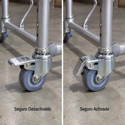 SILLA MÓVIL DE ALUMINIO PARA EVACUAR