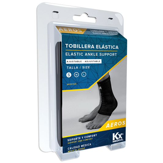 Tobillera Elástica 4 Vías (S AK001US, M AK002U y L AK003US)