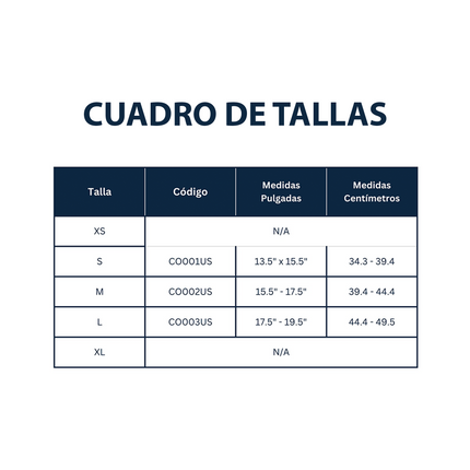 Collarín Blando Suave (S CO001US, M CO002US y L CO003US)