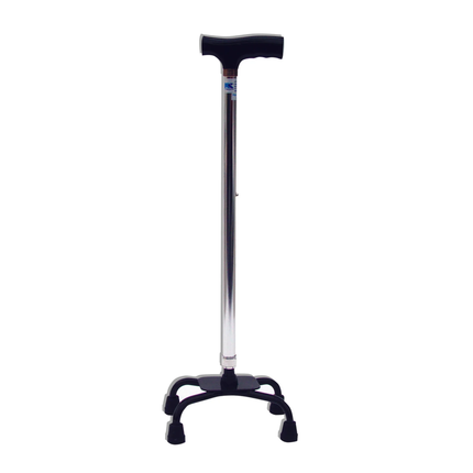 Bastón de Aluminio de 4 Patas de Base Estrecha