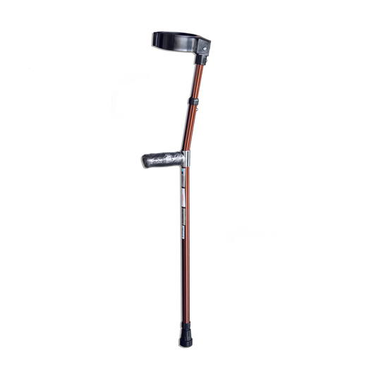 Muleta Estándar de Aluminio para Antebrazo con Cierre Completo Color Bronze (CR016US)