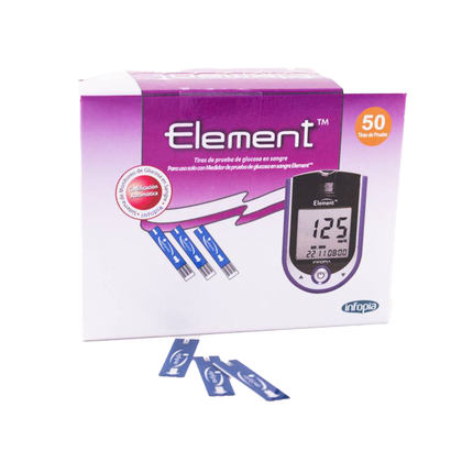 Tiras para Prueba de Glicemia 50 Unidades