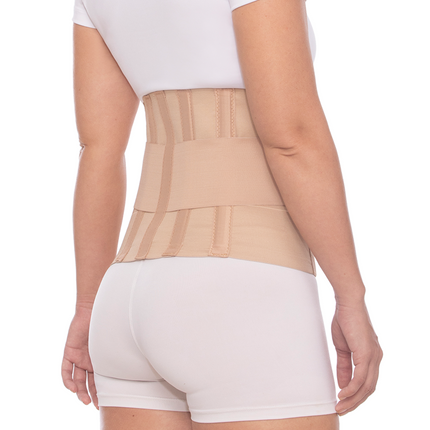 Faja lumbar de 24 cm con barillas