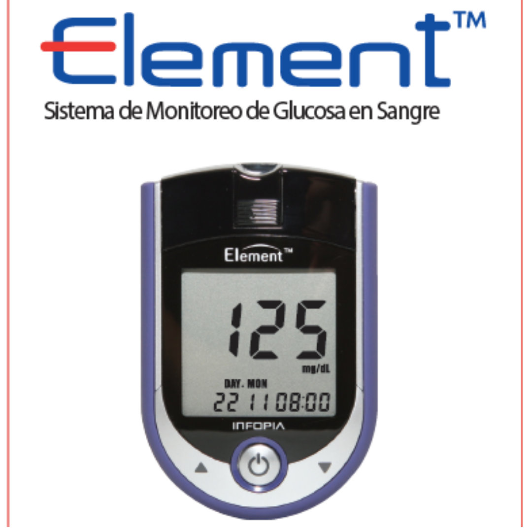 Medidor de Glucosa Marca Element Solo equipo (ME003KS)