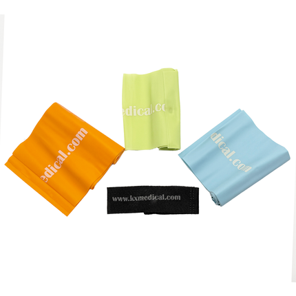 Set de 3 Bandas Elásticas de Resistencia + Anclaje de Puerta