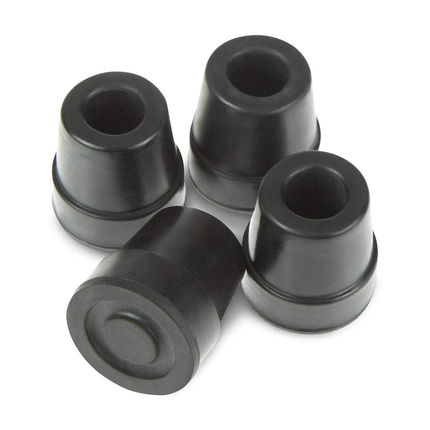 Punta de Goma para Bastón de 4 Puntos – Pack de 4 Unidades