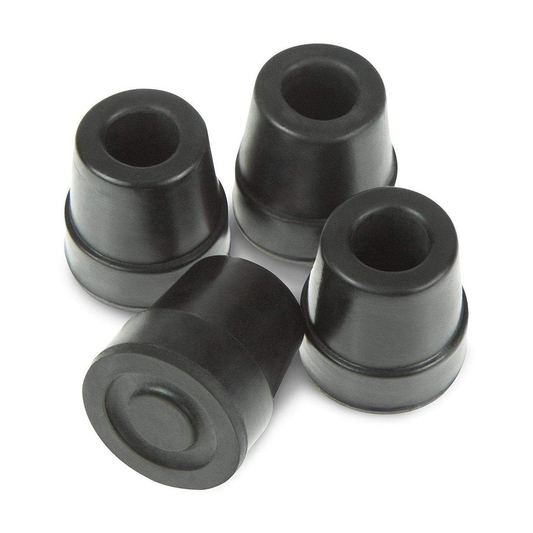 Punta de Goma para Bastón de 4 Puntos – Pack de 4 Unidades (MOB1031BLK4)
