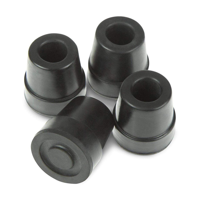 Punta de Goma para Bastón de 4 Puntos – Pack de 4 Unidades (MOB1031BLK4)