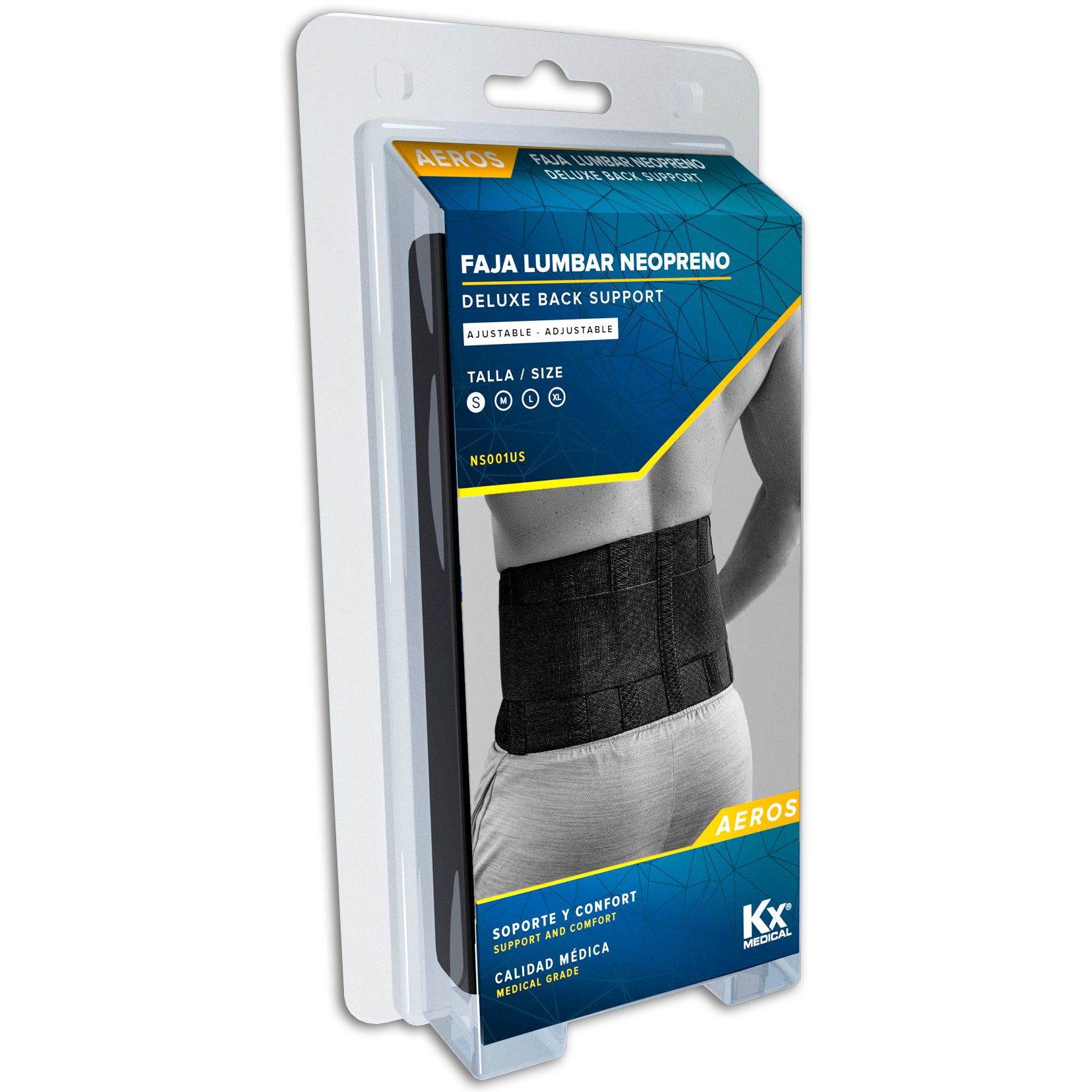 Faja Lumbar de Neopreno (NS001-002-003-004US) – TodoMed Costa Rica