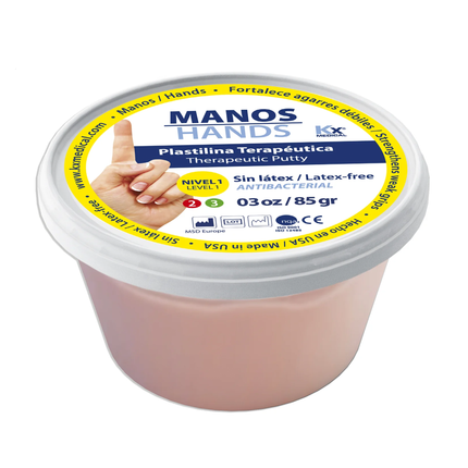 Plastilina Terapéutica 85 g (3 oz) Nivel de resistencia: 1 Suave en Color Amarillo