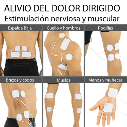Unidad Inalámbrica de TENS y EMS con 50 Modos