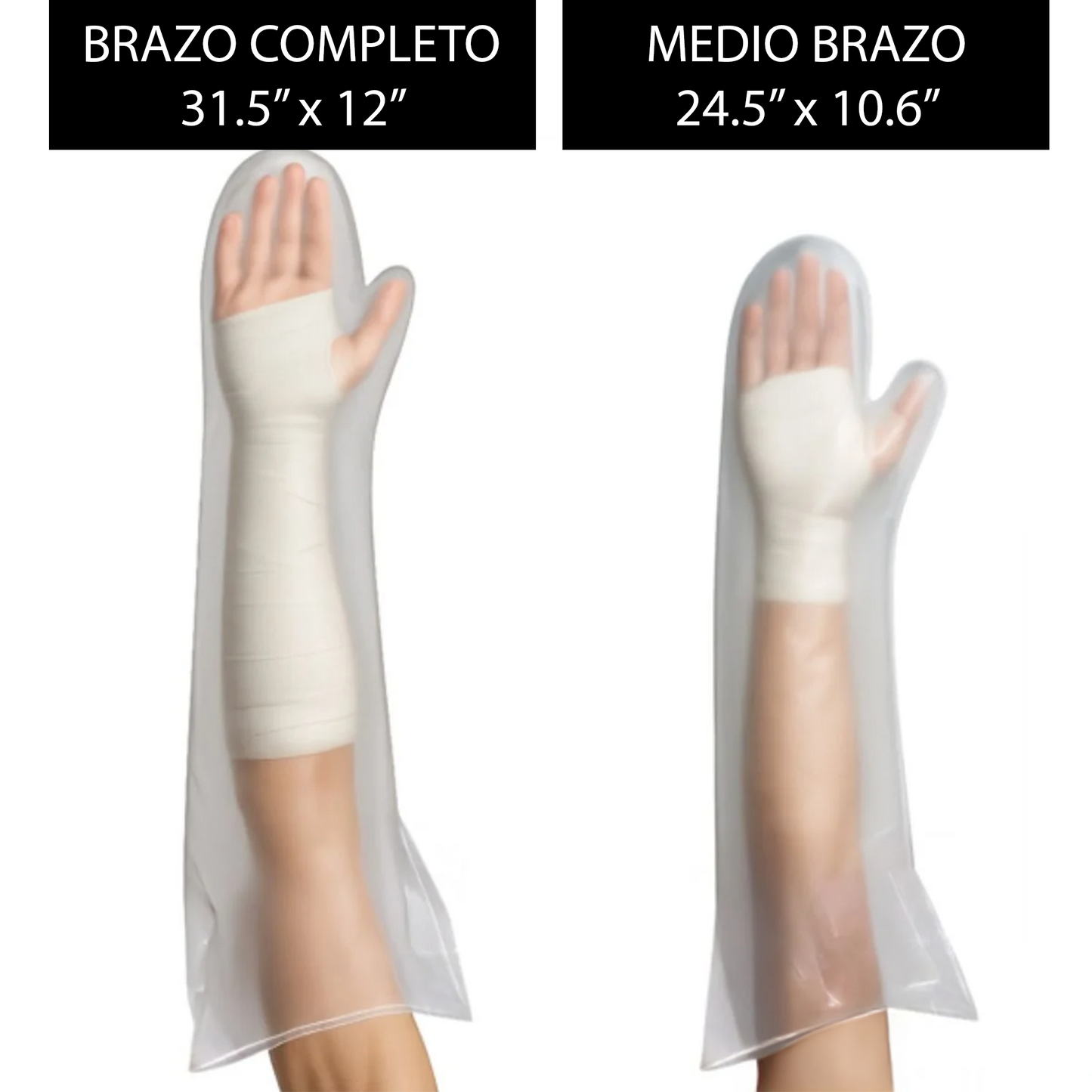 Cubierta Protectora Ligera para Brazo Enyesado ( TALLA L RHB2106LCLR)