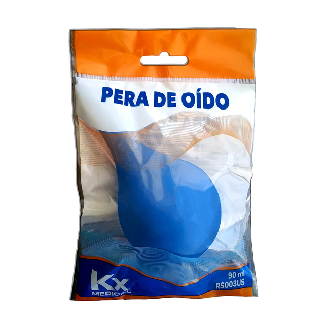 Pera de Oído PVC Azul 90 ml