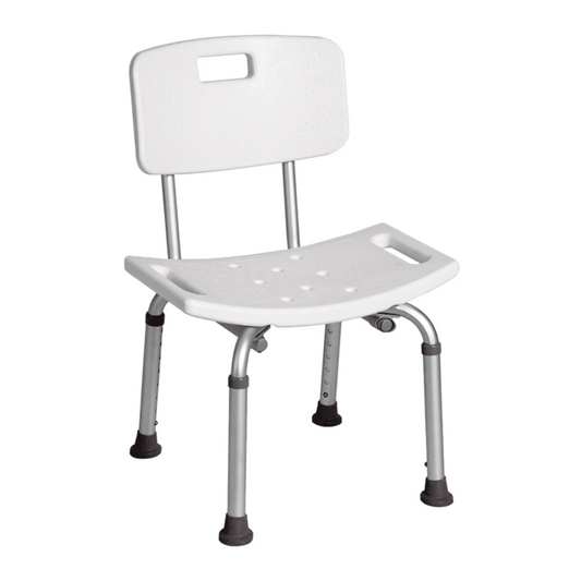Silla para Ducha con Respaldo de Aluminio (SB012US)