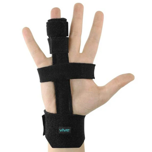 Férula Extendida para Dedo en Gatillo color Negro (SUP1071BLK)