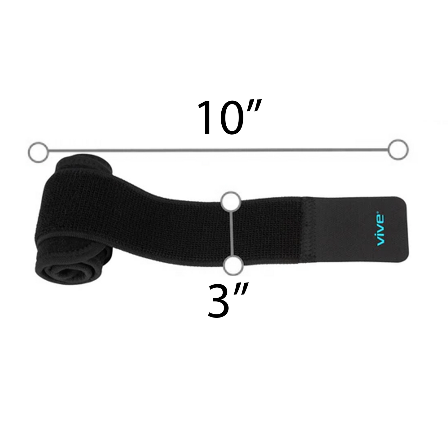 Muñequera de Compresión (SUP3027BLK)
