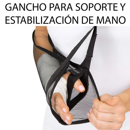 Cabestrillo de Malla Ajustable color Negro