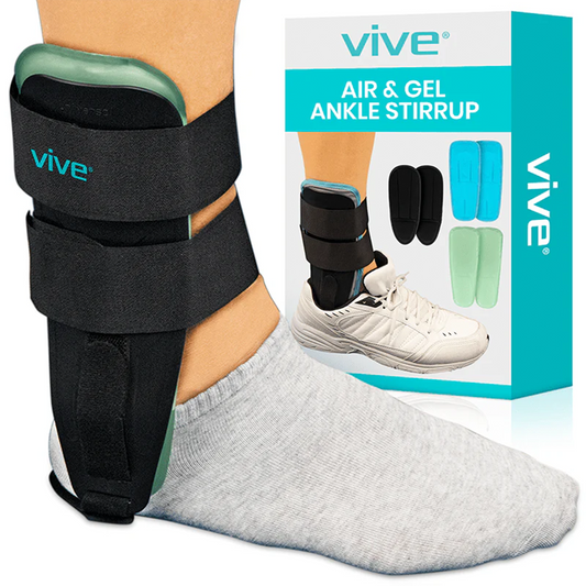 Estabilizador de Tobillo con Aire y Gel de 9” (SUP3026BLK9)