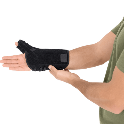 Muñequera con Estabilizador de Pulgar y Sistema de Cierre Rápido