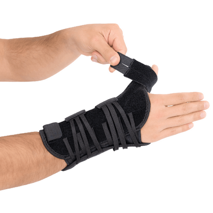 Muñequera con Estabilizador de Pulgar y Sistema de Cierre Rápido