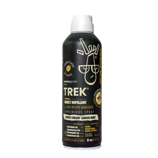 Repelente de Mosquitos para Adulto Marca TREK de 8oz (TREK8)