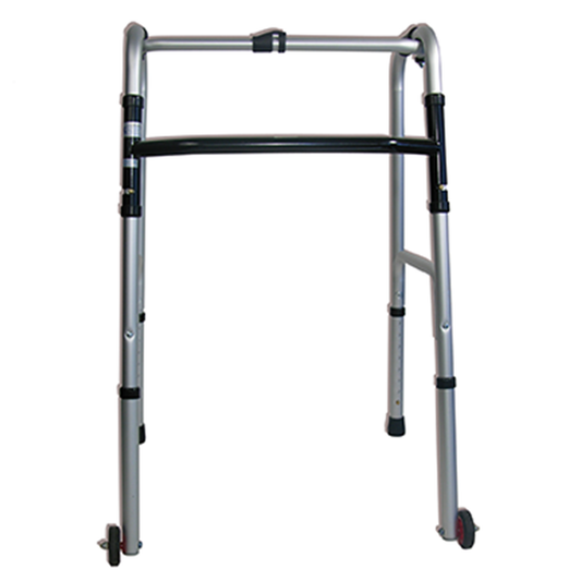 Andadera Plegable de Dos Botones con Ruedas (WA005US)