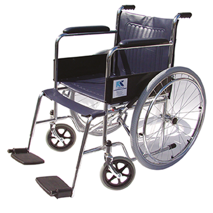 Silla de Ruedas 18” con Apoyabrazos Fijos (WC001US)