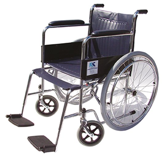 Silla de Ruedas 18” con Apoyabrazos Fijos (WC001US)