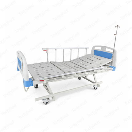 Cama eléctrica de 3 posiciones de panel ranurado