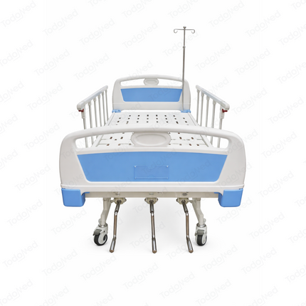 Cama hospitalaria manual de panel tubular