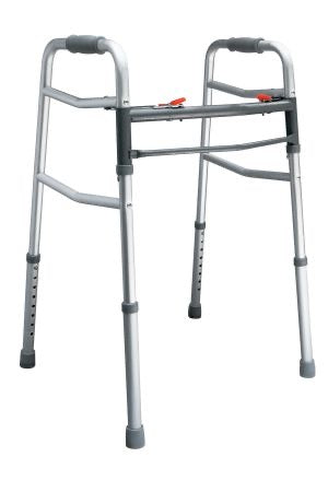 ANDADERA PLEGABLE DELUXE DE DOS BOTONES MARCA DRIVE