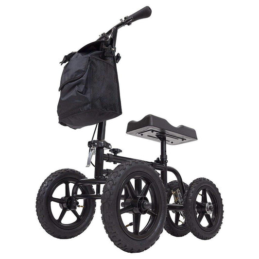 Andador de Rodilla Todo Terreno Color Negro (MOB1019BLK)